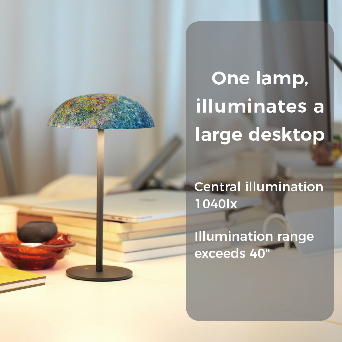 Lavender Planet Lamp – Cosmic Stone Light