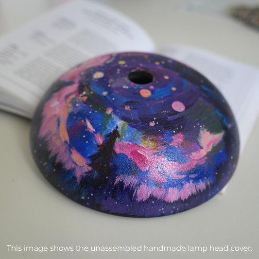 Nebula Dream Table Lamp – Handmade Cosmic Aurora Light