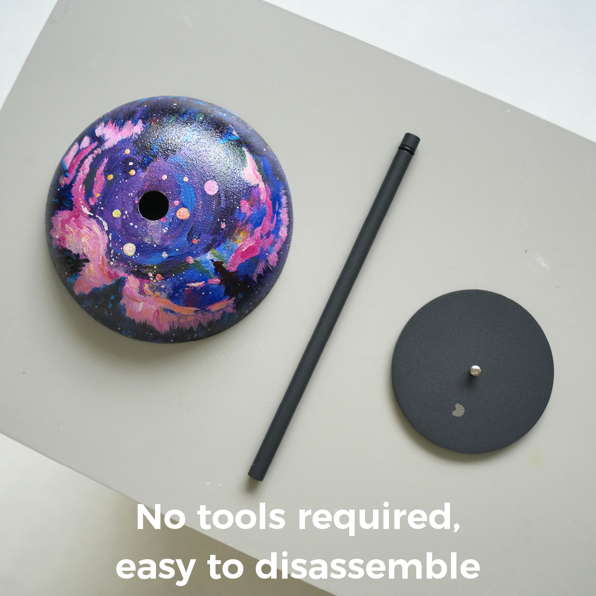 Nebula Dream Table Lamp – Handmade Cosmic Aurora Light