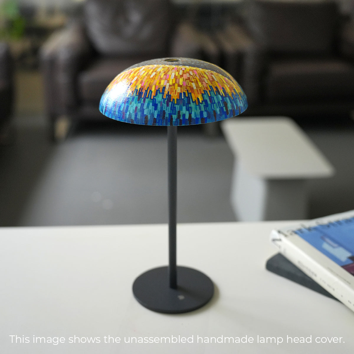 Solar Eye Handmade Lamp – Mosaic Guardian Light