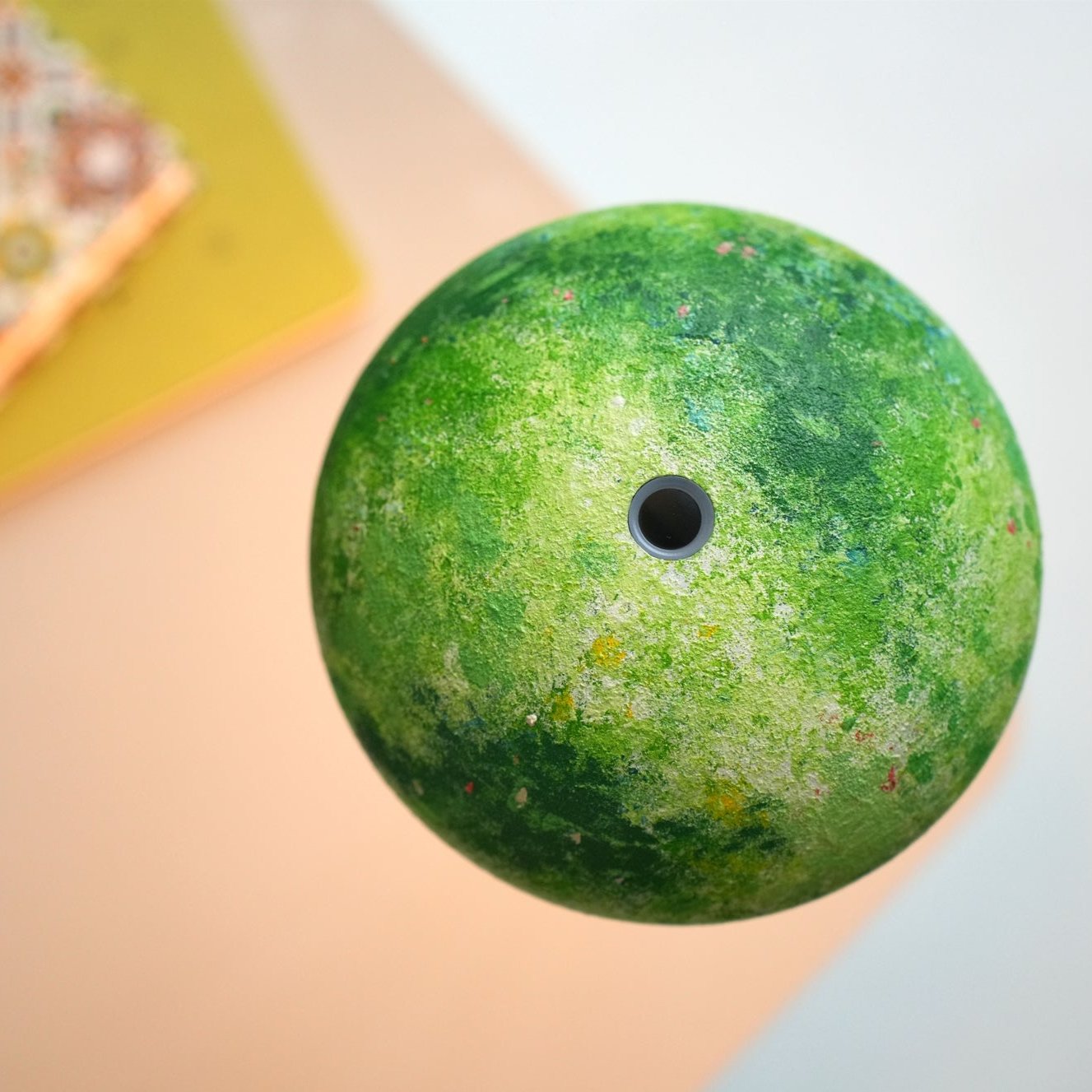 Forest Moss Table Lamp – Handmade Nature Light