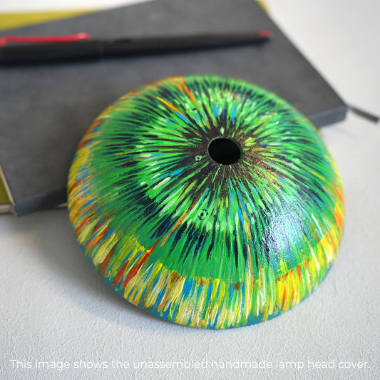 Emerald Eye Lamp – Mystic Handmade Light