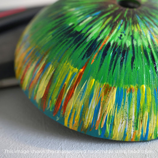 Emerald Eye Lamp – Mystic Handmade Light