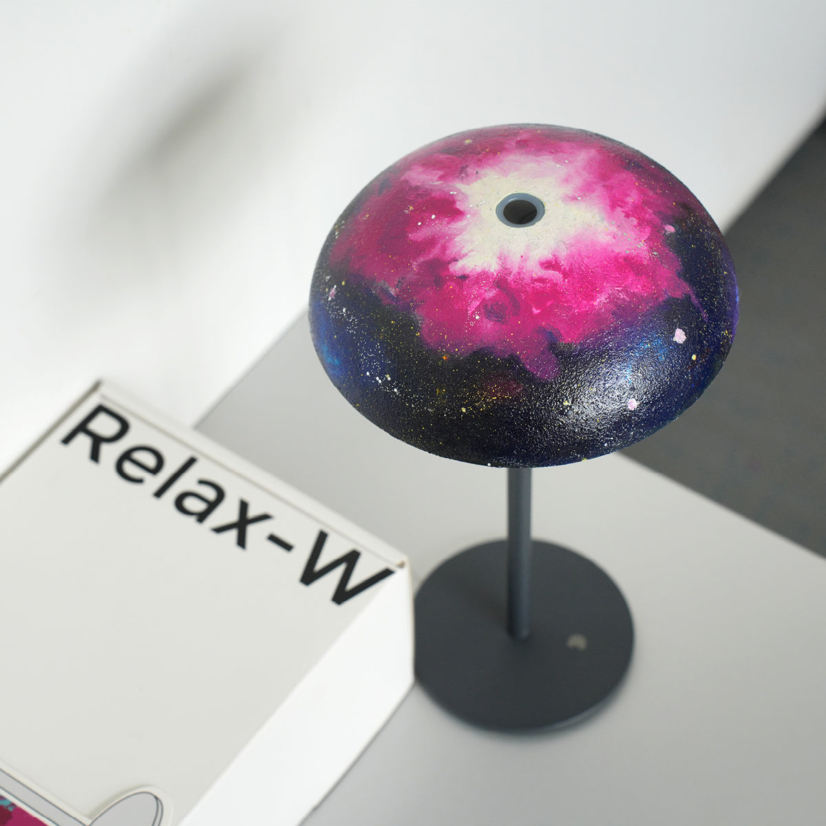 Supernova Bloom Table Lamp – Handmade Cosmic Pink Nebula Light