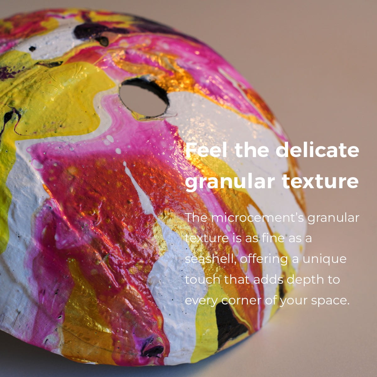Candy Splash Marble Lamp – Pink & Yellow Swirl Light