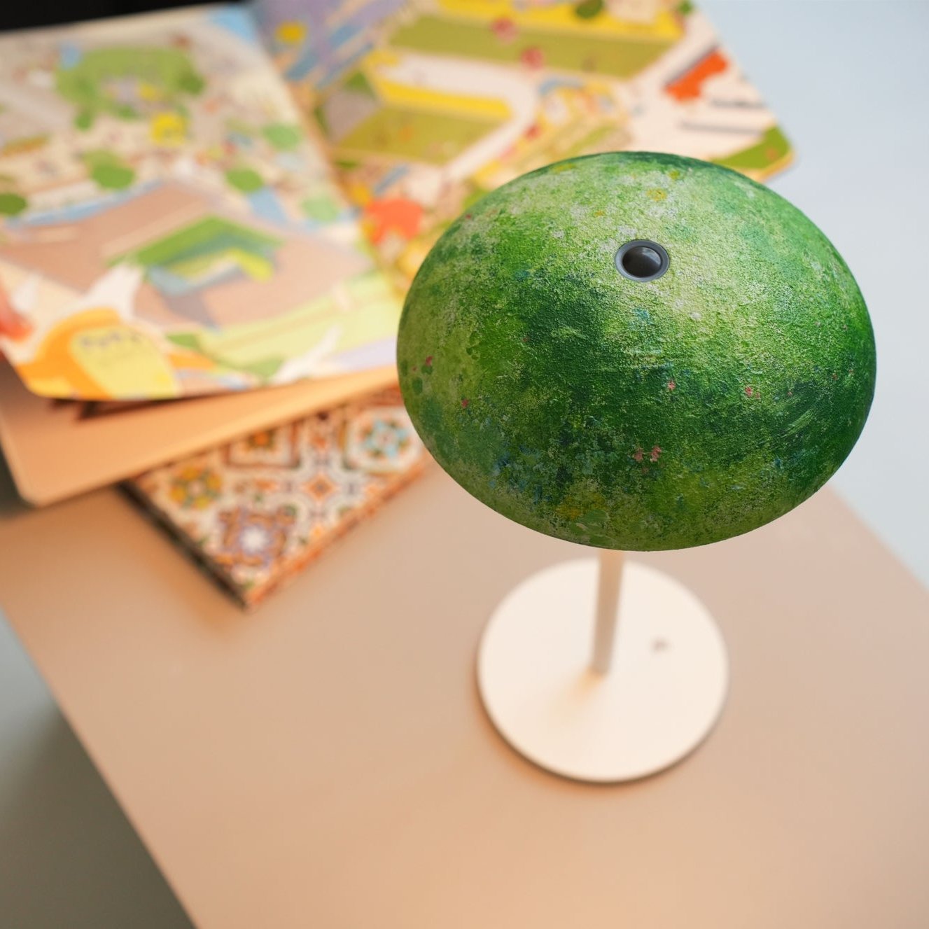 Orientalische Lotusblatt Relax-W Tischlampe