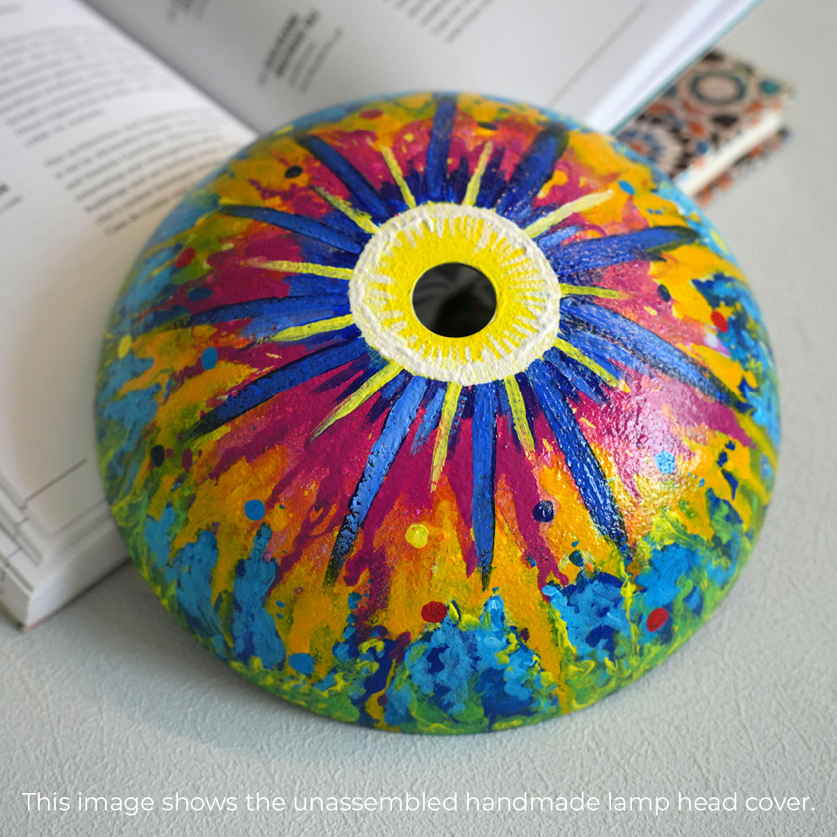 Mystic Eye – Colorful Symbolic Lamp of Protection