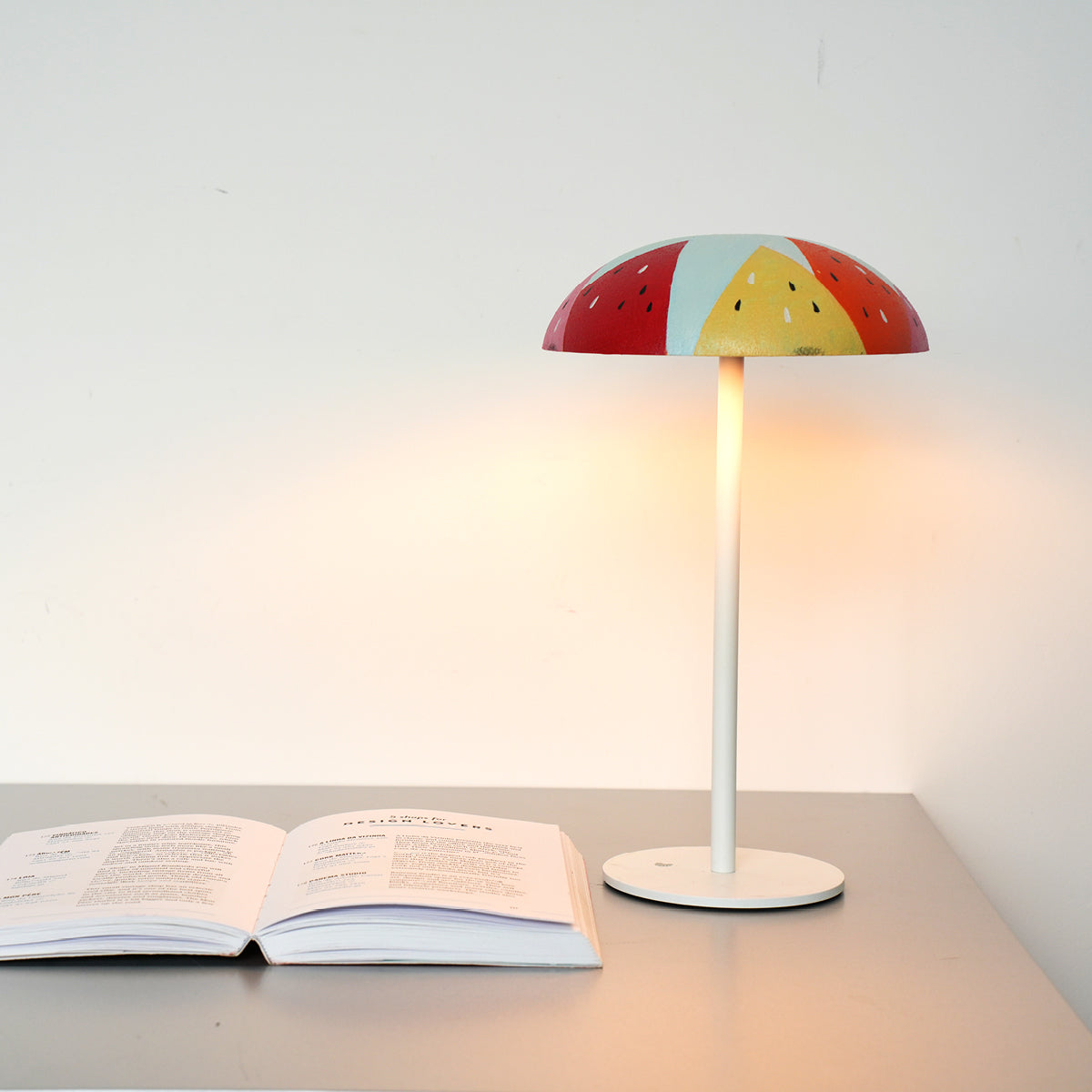 Watermelon Blossom Table Lamp